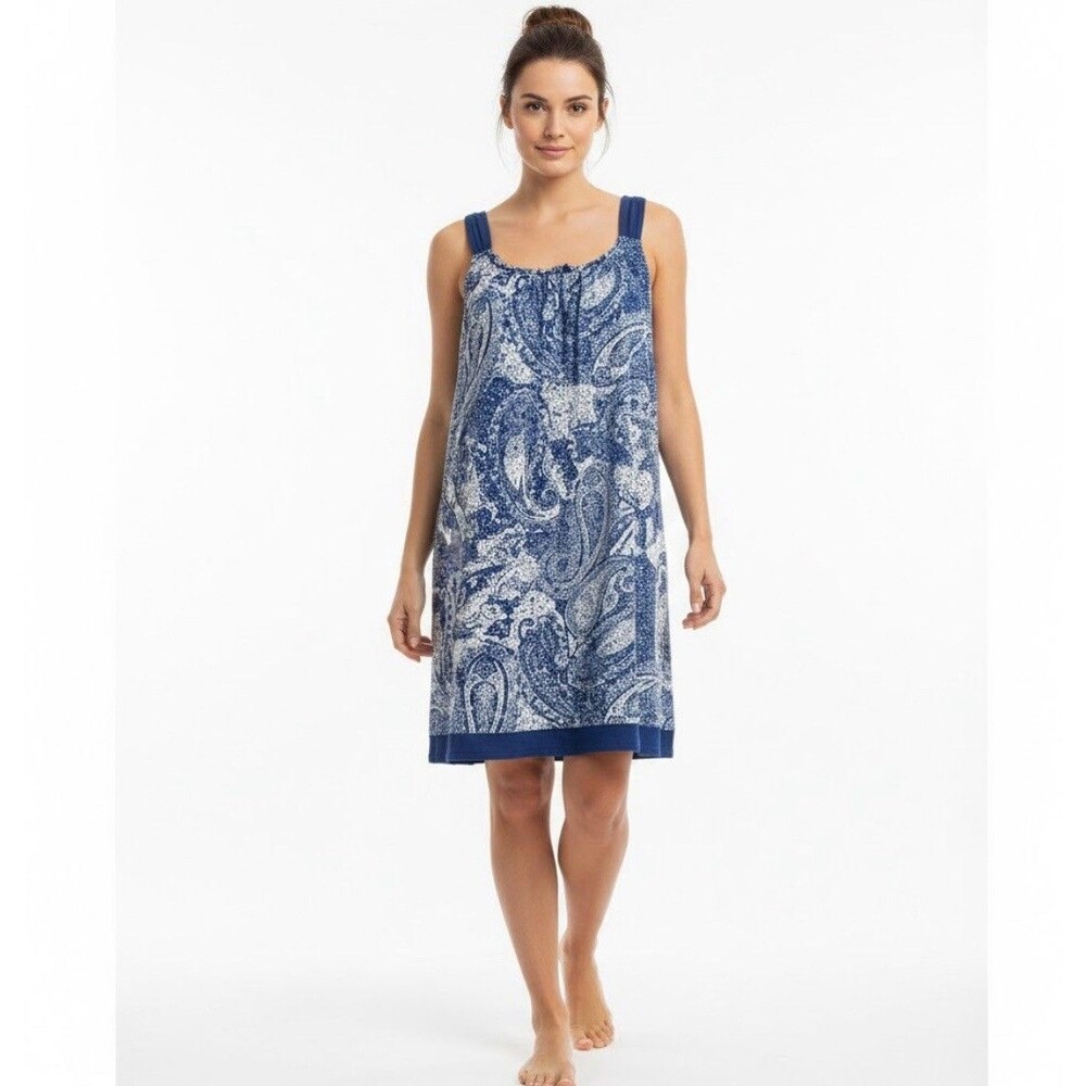 Secret Treasures Sleep Dress Sleeveless Blue Lightweight size XL 12-14